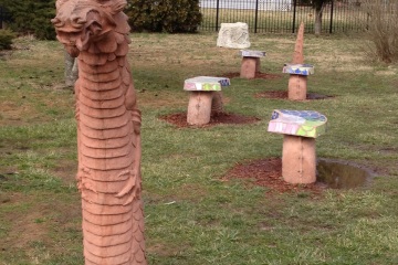 BooParkDragonbenches