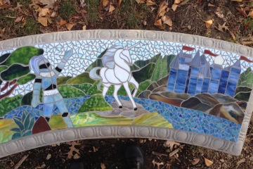 BooParkMosaicBench